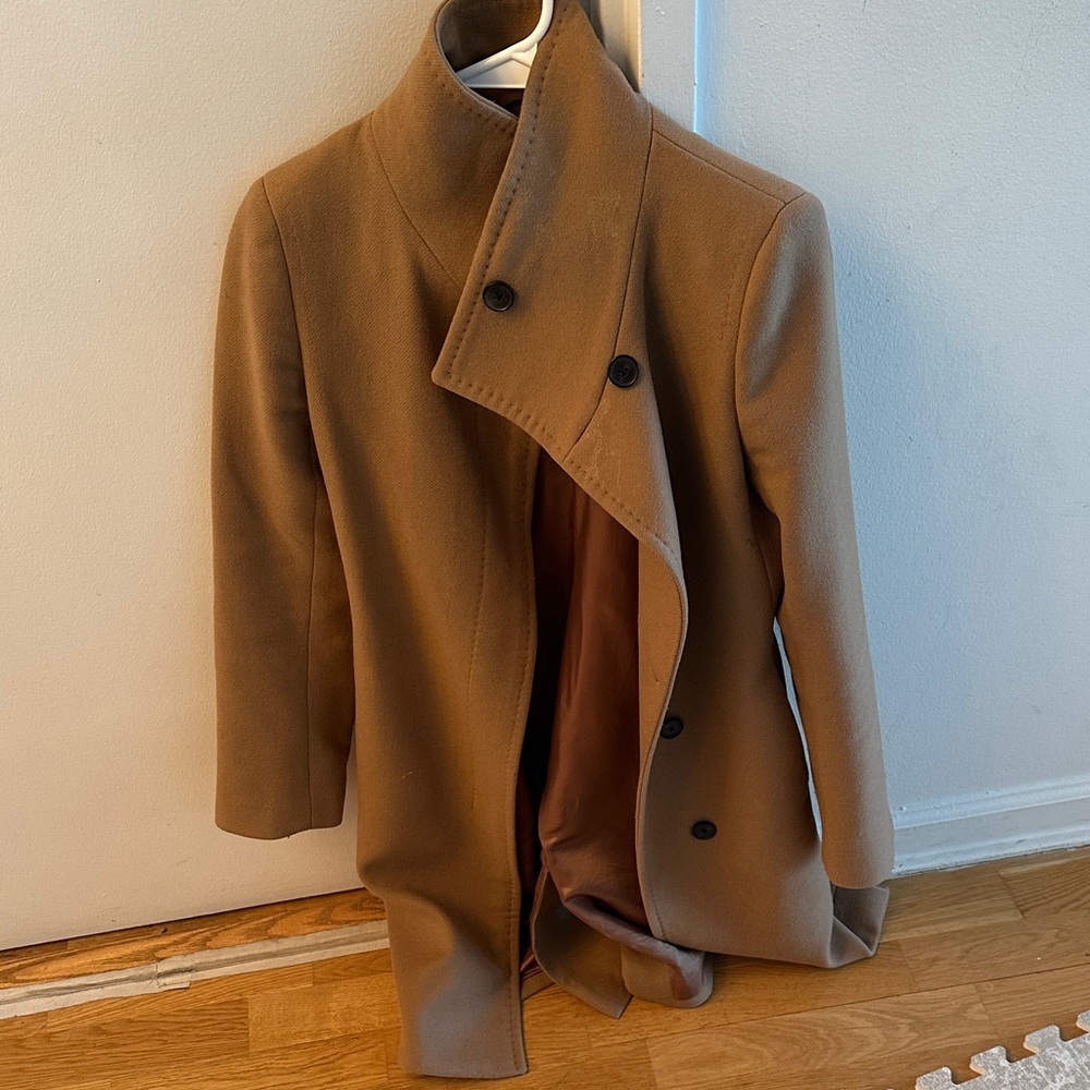 Babaton Camel Trench Coat - Picture 1 of 4